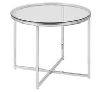 Cape Table d'angle Ø55cm clair.