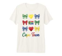 Cape Town Coquette Bow Girls T-Shirt Haut de Gamme