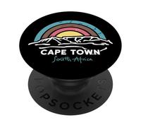 Cape Town Table Mountain Afrique du Sud Cadeaux de Voyage rétro PopSockets PopGrip Adhésif