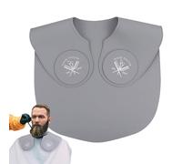 Cape velu-bande-silicone pour envelopper le cou pour le salon de coiffure | Écharpe confortable et imperméable pour cheveux, idéale pour les femmes, les, les personnes âgées et les adolescents