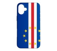 Cape Verde Flag Colors Gift for Cabo Verdeans Coque pour iPhone 16 Plus