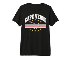 Cape Verde, Flag of Cape Verde, Classic Verdean T-Shirt Haut de Gamme