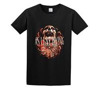capeclain As I Lay Dying The Powerless Rise Unisex 100% Cotton Short-Sleeve T-Shirts Black M