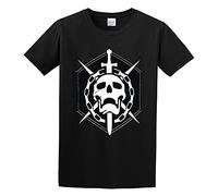 capeclain Destiny Raid Logo Unisex 100% Cotton Short-Sleeve T-Shirts Black XL