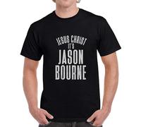 capeclain Jesus Christ It's Jason Bourne Funny T Shirt XXL