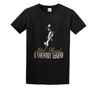capeclain Merle Haggard A Country Legend Unisex 100% Cotton Short-Sleeve T-Shirts Black M