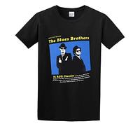 capeclain Music That Inspired The Blues Brothers Unisex 100% Cotton Short-Sleeve T-Shirts Black S