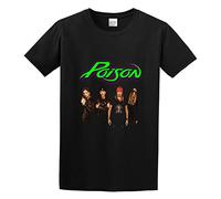capeclain Poison Band Unisex 100% Cotton Short-Sleeve T-Shirts Black XL