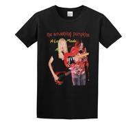 capeclain Smashing Pumpkins A La Mode Volume 1 Unisex 100% Cotton Short-Sleeve T-Shirts Black XL
