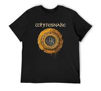 capeclain Whitesnake 1987 Logo Unisex 100% Cotton Short-Sleeve T-Shirts Black L