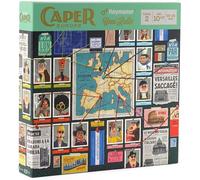 Caper Europe | Jeu de société stratégique à deux joueurs à partir de 10 ans | Braquage de cartes rapide à travers l'Europe | Boîte pratique de voyage avec de superbes œuvres d'art | Parfait pour les