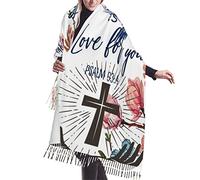 Capes À Pompons, Châles Doux, Étoles, Capes, Poèmes, Citations Religieuses, Robes À Fleurs Étole Châle De Femme Doux Écharpe Femme Classique Glands Foulard