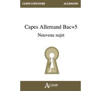 CAPES Allemand Bac+5 Nouveau sujet