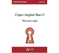 CAPES Anglais Bac+3 Nouveau sujet - Collectif - Atlande Eds - broché - Méthode de langue