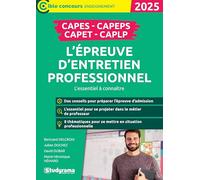 CAPES, CAPEPS, CAPET, CAPLP - L’épreuve d’entretien professionnel: L'essentiel à connaître - Concours 2025