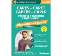 CAPES, CAPET, CAPEPS, CAPLP - L’épreuve d’entretien professionnel: L'essentiel à connaître - Sessions 2026-2027 (L3/M1/M2)