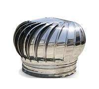 Capes de capuchon de cheminée en rotation, 304 en acier inoxydable, ventilateur de turbine de toit, alimenté par le vent, résistant aux intempéries, fort et durable, maintenir la circulation de
