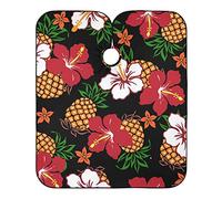 Capes De Coiffeur Ananas Hibiscus, Tablier De Barbier Professionnel Cape De Coupe De Cheveux Nettoyage Facile Cape De Coupe Pour Salon De Coiffure Couper Salon