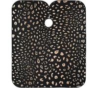 Capes De Coiffeur Tache De Léopard Sur Fond Noir, Tablier Professionnel Cape De Salon De Coiffure Imperméable Tablier De Coiffure Pour Coiffeurs Cheveux Salon