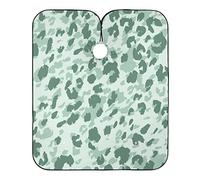 Capes De Coiffeur Tache De Léopard Vert, Cape De Barbier Professionnel Cape De Coupe De Cheveux Portable Tablier Pour Coiffure Enfants Coiffeurs