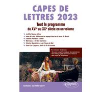 CAPES de Lettres 2023 Tout le programme en un volume - Jean-Michel Gouvard - Ellipses - broché - Essai
