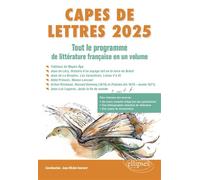 CAPES de Lettres 2025 - Tout le programme de littérature française en un volume Fabliaux du Moyen Âge ; Jean de Léry, Histoire d’un voyage fait en la terre du Brésil ; Jean de La Bruyère, Les Caractèr
