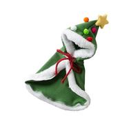 Capes de Noël pour animal domestique, costume pour animal domestique, capes perméables en peluche, vêtements pour le Nouvel An, vêtements pour chien pour les fêtes Pooches et Chatons Confortable à