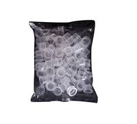 Capes de pigment de tatouage, tasses tatouage Supplies jetables Capes d'encre pigment en plastique Supplies petites 100pcs