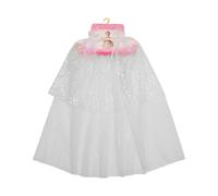 Capes de princesse licorne arc-en-ciel avec bandeau en forme de citrouille pour costume d'Halloween, accessoire de cheveux pour enfants, cape d'Halloween pour enfants, cape blanche, taille unique