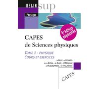 CAPES de sciences physiques T.1 physique: 4e édition augmentée