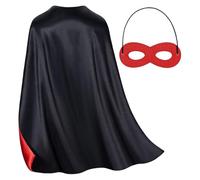 Capes de Super-héros pour Enfants avec Masque, Cape et Masques Double Face de 27, 56 Pouces pour Enfants, idéales pour Halloween, Le Cosplay et Les fêtes. Cape pour