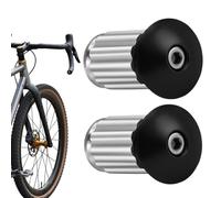 Capes d'extrémité du guidon - Couvercle de poignée à main-entraînement pour le sport | Rouge et bouchon de guidon vélo de montagne | Caps d'extension du robinet incurvé | Accessoires de vélo durabl