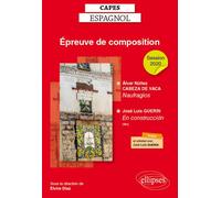 CAPES espagnol. Épreuve de composition 2020. Álvar Núñez CABEZA DE VACA, Naufragios. José Luis GUERIN, En construcción (le film) Álvar Núñez Cabeza De Vaca, Naufragios. José Luis Guerin, En const