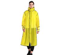 Capes pluie imperméables hommes femmes Poncho Respirant avec Capuche Cape Longue Réutilisable Bande Réfléchissante Ripstop Léger et Imperméable pour concert en plein air