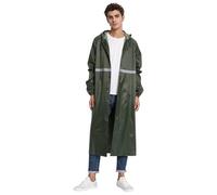 Capes pluie imperméables hommes femmes Poncho Respirant avec Capuche Cape Longue Réutilisable de en Matériau Eva Plastique Imperméable Multi-Usage Poncho/Tapis Camping/Ombre Camping