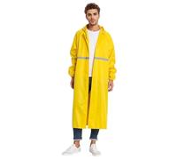 Capes pluie imperméables hommes femmes Poncho Respirant avec Capuche Cape Longue Réutilisable de en Matériau Eva Plastique Imperméable Multi-Usage Poncho/Tapis Camping/Ombre Camping