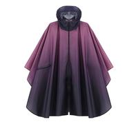 Capes pluie imperméables hommes femmes Poncho Respirant avec Capuche Cape Manches Bande Réfléchissante Plastique Imperméable Multi-Usage pour Camping Randonnée Vélo Pêche Voyage