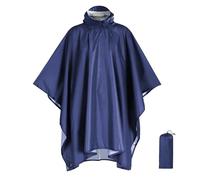 Capes pluie imperméables hommes femmes Unisexe Poncho Réutilisable Cape avec Manches Imperméable Capuche Ripstop Respirant Multi-Usage pour Camping Randonnée Vélo Pêche Voyage