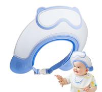 Capeur De Douche Pour Tout-petit - Garde À Cheveux Réglable | Protection Pour Les Éclaboussures Pour Bébés, Bouclier De Shampooing Pour Les, Bonnet En Silicone Doux Réutilisable, Aide À Lavage