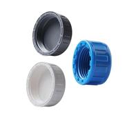 Capeur de vidange Capuchage femelle Capuchage en plastique Capuchage à main Bouge de vidange pour le tuyau de vidange pour les lignes d'alimentation en eau bleu 40mm