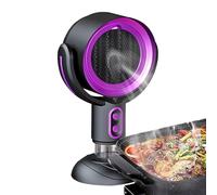 Capeur d'extracteur portable pour cuisson - Hotte d'extracteur portable, coussin de cuisine Table coussin assiette de bureau | Ventilateur d'air à 2 vitesses, nettoyeur d'air d'ion négatif rétractable