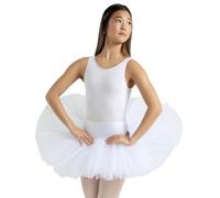 Capezio 10391 Tutu pour Femme S Blanc