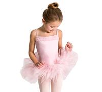 Capezio 11307c Robe Tutu à Volants pour Femme M Rose