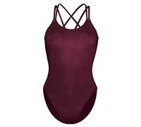 Capezio Classic Double Strap Camisole Leotard Classique-Femme, Bordeaux, XS
