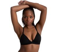 Capezio 3777W Soutien-Gorge à col en V avec Transparent, réglable, Noir M