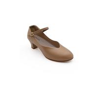 Capezio 550 Junior Footlight Chaussures pour Danse de caractère - Beige - Caramel