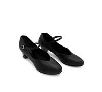 Capezio 550 Junior Footlight Chaussures pour Danse de caractère - Noir - Noir, 11.5 W US EU