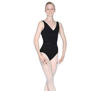 Capezio Ca1Ev 126 Justaucorps débardeur avec pincement avant Noir Taille S