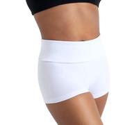 Capezio Ca1Ev 126 Team Basic Fold-Over Boyshort Team Basics - White, x Large