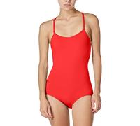 Capezio Camisole Leotard With Adjustable Straps, Collant Femme, Red, S